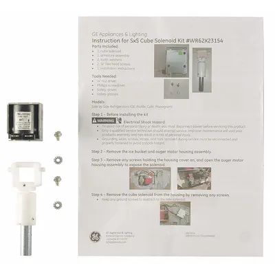 GE Refrigerator Shroud Solenoid 22-WR62X23154 - GE Parts for Refrigerators & Freezers