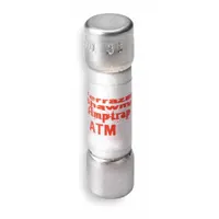 MERSEN Fuse: ATM Series, Midget, Fast-Acting, 3 A, 600 V AC, 600 V DC, 13/32 in x 1 1/2 in (MPN ATM3)