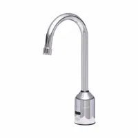 ZURN Kitchen and Bathroom Sensor Faucet: AquaSense®, Brass, Chrome Finish, Single-Post, Laminar (MPN ZG6920-FC1.5-MV)