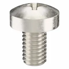 M3x0.50 thread, 5 mm length, pan head machine screw made from 316 stainless steel with a plain finish. Phillips drive with #1 drive size. Supplied in a 100-piece pack. Suitable for fastening components in machinery, enclosures, and instrumentation where corrosion resistance is required.