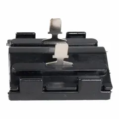 This straight connector joins sections of bird control track to form a continuous barrier on ledges, beams, and rooflines. Constructed from plastic and stainless steel with a black finish, it resists corrosion and weathering. Each pack contains 20 connectors, each 1 inch high and 1 3/4 inches wide.