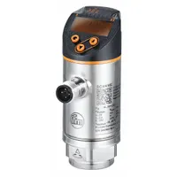 The IFM PN2298 is a vacuum-pressure electronic pressure sensor with a pressure range of -0.2 psi to 3.6 psi. It features a 1/4" NPT pressure connection and an M12 electrical connection. This sensor is used in industrial automation for monitoring low-pressure systems and vacuum levels, such as in pneumatic controls or leak detection