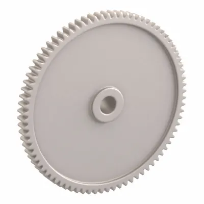 KHK GEARS Spur Gear: Module m 1, 80 Teeth, 8 mm Bore Dia, Duracon, 20° Pressure Angle - Metric Spur Gears with Standard Hub
