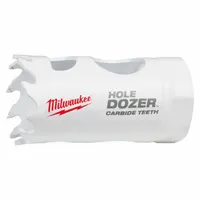 MILWAUKEE Hole Saw: 1 1/16 in Saw Dia., 3 Teeth per Inch, 1 5/8 in Max. Cutting Dp, Carbide Tipped (MPN 49-56-0807)