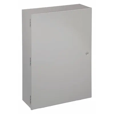 HOFFMAN Enclosure: Steel, 36 in x 24 in x 9 in, NEMA 1, Solid Cover, Hinged - Steel Indoor Enclosures with Hinged Covers