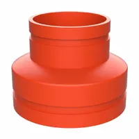GRUVLOK Metal Pipe Elbow: Concentric Reducer, 2 in x 1 1/2 in, Grooved x Grooved, 2 1/2 in Lg (MPN 0390130193)