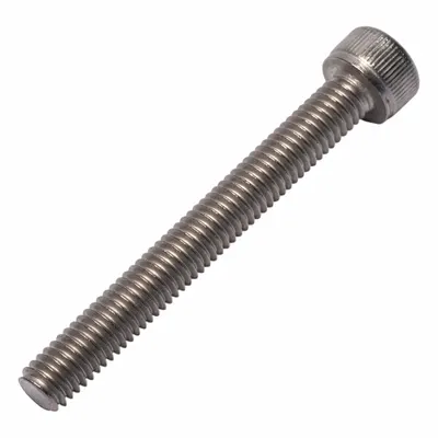 ALLIED TITANIUM Socket Head Cap Screw: M6x1.00 Thread Size, 50 mm Lg, Std, Plain, Titanium - Metric System Standard Socket Head Cap Screws