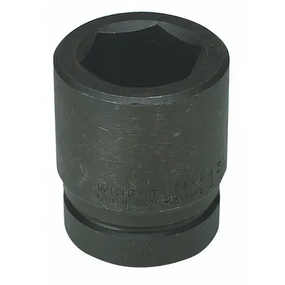 WRIGHT TOOL Impact Socket: 1 in Drive Size, SAE, 2 7/16 in Socket Size, 6-Point, Std - 1" Drive Impact Sockets