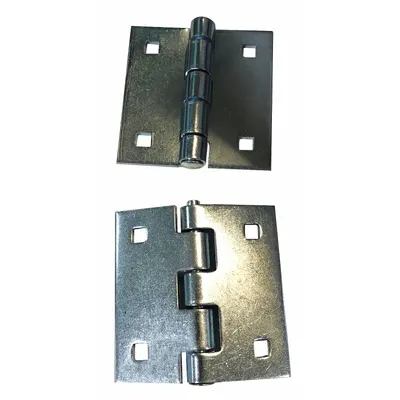 SAF-T-FENCE Angle Panel Kit: Gray, SAF-3458/SAF-4658/SAF-5858, Steel - Angled-Panel Connectors for High-Strength Components