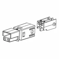 Gold auxiliary connector for use with SBE, SBO, and SBX series power connectors. Compatible with the SBO 60 model. Provides a secondary connection point within the connector system for auxiliary circuits in industrial power distribution applications