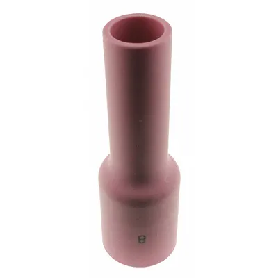AMERICAN TORCH TIP 54N14L Alumina Gas Lens Nozzle, No. 8, Long, 10-Pack - Gas Lens Nozzles