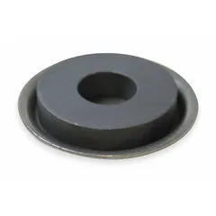 This stainless steel servomotor cup is a replacement component for Air-Trol® institutional toilet servomotors and control modules. It includes a metering magnet cup and measures 1-1/2 inches in overall width and height. The silver-finished part is used in commercial restroom flush systems to maintain proper operation.
