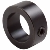 CLIMAX METAL PRODUCTS Shaft Collar: 1-Piece, Set Screw, 2 7/16 in Bore Dia, Black Oxide Carbon Steel (MPN C-243-BO)