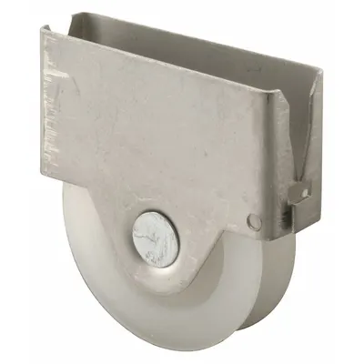 PRIME-LINE B 652 Roller Assembly, Gray, 5/8 in H x 1-1/4 in L, 1 Pair - Screen Door Hardware