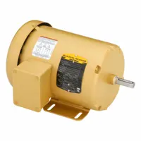 BALDOR General Purpose Motor: Rigid Base Mount, Totally Enclosed Fan Cooled, 1 hp, 230/460V AC (MPN EM3545)