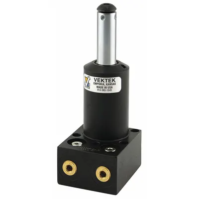 VEKTEK Swing Clamp Hydraulic Cylinders: Single Acting, 1,100 lbf Clamping Force - Lower Flange Mount Swing Clamp Cylinders