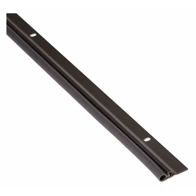 NATIONAL GUARD Door Weatherstripping: Bulb Insert, 6 ft Lg, 1 1/4 in Wd - Metal Leaf Weatherstripping