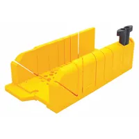 STANLEY Clamping Miter Box: Clamping Miter Box, 14 in Miter Saw Compatible, 8 1/4 in Lg, 4 1/2 in Wd (MPN 20-112)