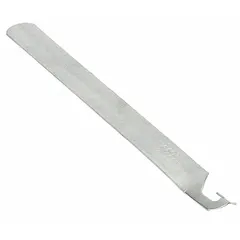 This retaining strap is made of galvanized steel, with a height of 1/2 in, length of 24 in, and width of 1 7/32 in. It is designed for use with 1/2 in pipe or rod diameter. Commonly used to secure pipe or rod to beam flanges in mechanical and electrical installations.