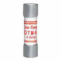MERSEN Fuse: OTM Series, Midget, Fast-Acting, 4 A, 250 V AC, 13/32 in x 1 1/2 in, Non-Indicating (MPN OTM4)