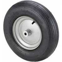 APPROVED VENDOR Pneumatic Wheel: 15 3/16 in Wheel Dia., 3 1/8 in Wheel Wd, Rubber, 4 in Hub Lg, Std