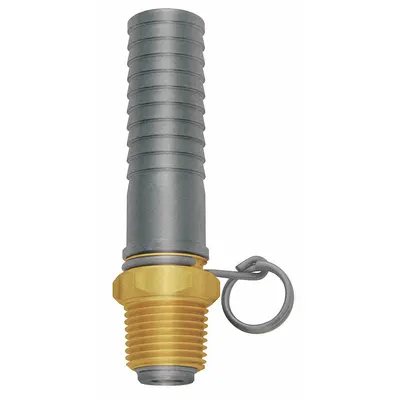 SANI-LAV Brass Barb Hose Adapter with Trigger Lock Ring - Faucet Sprayer Hose Adapters