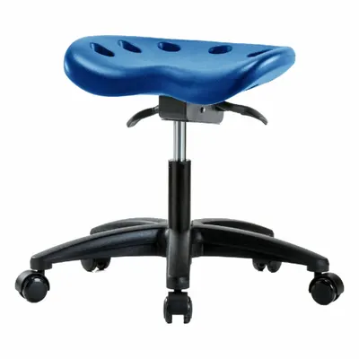 OEM Tractor Stool: Polyurethane, Ht Range 16 1/2 in to 21 1/2 in, 17 in Seat Wd - Polyurethane Lab Stools