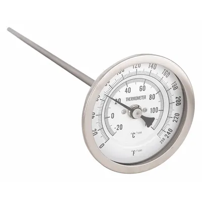 OEM Back-Mount Fixed-Angle Thread-Mount Dial Thermometer - Back-Mount Fixed-Angle Thread-Mount Dial Thermometers