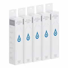 This SLOAN quick-connect water filter uses carbon media to reduce lead. It has a flow rate of 1.3 gpm and a capacity of 3,000 gallons. The overall height is 12 3/4 inches. Typical applications include drinking fountains and beverage machines.