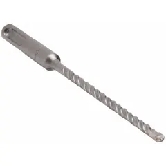 Set of 25 SDS-Plus drill bits for concrete and masonry. Each bit has a 1/2-inch diameter, 4-inch maximum drilling depth, and 6-inch overall length. Designed for use with rotary hammer drills to create anchor and through holes in concrete, brick, and block.