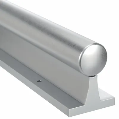 PBC LINEAR Pre-Drilled Linear Shaft Assembly: 3/4 in Shaft Dia, 42 in Lg, Ceramic Coated - Linear Support Rail & Shaft Assemblies