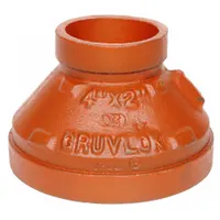 GRUVLOK Metal Pipe Straight: Concentric Reducer, 3 in x 1 1/2 in, Ductile Iron, 300 psi @ 150° F (MPN 0390028439)