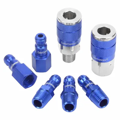 LEGACY Tru-Flate Automotive Aluminum/Steel Quick-Connect Air - Tru-Flate Automotive Aluminum/Steel Quick-Connect Air Coupling Plug Kits