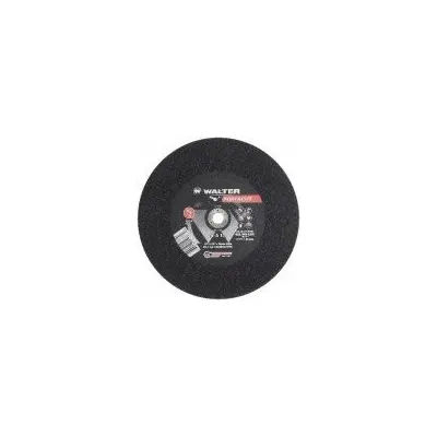 WALTER SURFACE TECHNOLOGIES Gas Saw Cut-Off Wheels: Type 1, 14" x 1/8", 1" Arbor, 24 Grit - General Purpose Cut-Off Wheels for Carbon & Stainless Steel