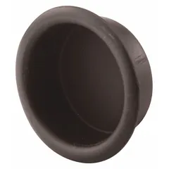 This 4-pack of round recessed handles features snap-in mounting for easy installation on trays, drawers, or panels. Constructed from brass with a black color and Aged Bronze finish, these pulls offer a low-profile solution for cabinetry and industrial enclosures.