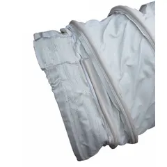 This ducting is designed for use with portable oil and kerosene heaters to direct heated air to targeted areas. It features a TPE reinforced laminate construction with a 12 in diameter and 0.023 in thickness. A screw clamp cuff is included on the entry end for secure attachment.