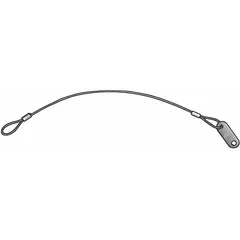 Nylon lanyard with 3/4 in loop size and 6 in overall length. Sold in packs of 5. Used for securing tools at height to prevent dropped objects.