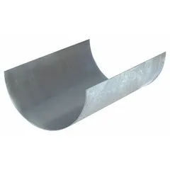 Pre-galvanized steel clevis hanger insulation support saddle for pipe sizes 3/4 in to 2-1/2 in. Accommodates insulation thickness 1/2 in to 1-1/2 in and 4 in insulation outside diameter. Overall length 12 in. Used to support insulated piping in mechanical systems.