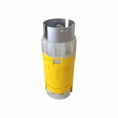 LEGRAND Locking Plug: Non-NEMA, Yellow, 125V AC, 50 A, 2 Pole - General Purpose Plugs