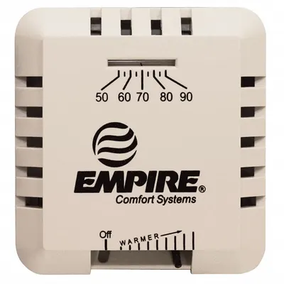 EMPIRE Gas Wall and Ceiling Heater Thermostat (MPN TMV). Key specifications — Brand: EMPIRE. - Thermostats for Gas Wall & Ceiling Heaters