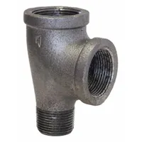 ANVIL Metal Pipe Tee: Tee (run x run x branch), 300 psi @ 150°F, 1 1/4 in x 1 in x 1 1/4 in (MPN 0311064208)