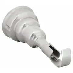 Reflector nozzle for heat guns, with a 9mm or 3/8in reflector tip. Overall height 3 3/8 in, width 1 1/2 in. Used to direct heat evenly for tasks such as shrinking tubing around connectors or wires.