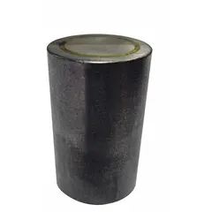 Cylindrical alnico magnet with 3/4 in outside diameter and 9.7 lbf max pull force. Used for holding, lifting, and positioning ferrous parts in industrial assembly, fixturing, and material handling applications.