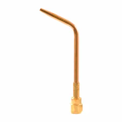 Oxy-acetylene welding tip from the W-1 Series, size 2, designed for use with acetylene gas. Suitable for light to medium fabrication, repair work, and metal joining in industrial maintenance and manufacturing settings.