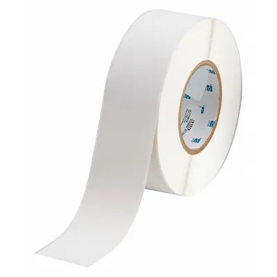 BRADY THT-106-472 Polyimide Wraparound Label, Black on White, for 28-20 AWG Wire - Brady Continuous Label Rolls