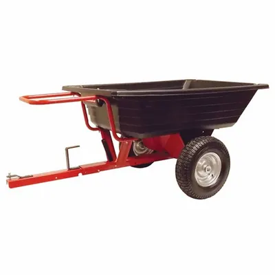 MILWAUKEE Dump Cart: 2 Wheels, 12 cu ft Cubic Foot Capacity, 800 lb Load Capacity - Dump Carts & Trailers