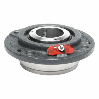 MOLINE BEARING 4 Bolt Flange Bearing: Spherical Roller, 3 15/16 in Bore - Flange-Mount Spherical Roller Bearings