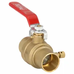 APPROVED VENDOR Brass Stop & Waste Valve