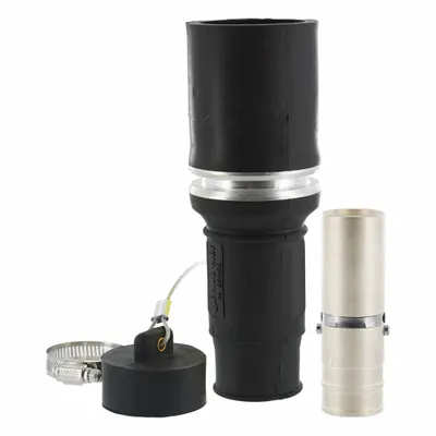 LEVITON Single Pole Inline: Female, Black, 1000V AC, 1,009 A, Crimp Tube Termination - Plugs with Crimp Tube Terminations