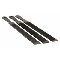 File Set: 10 in Flat Chip-Breaking/10 in Flat with Handle/10 in Mill Bastard with Handle, 3 Pieces (MPN 30PA59)